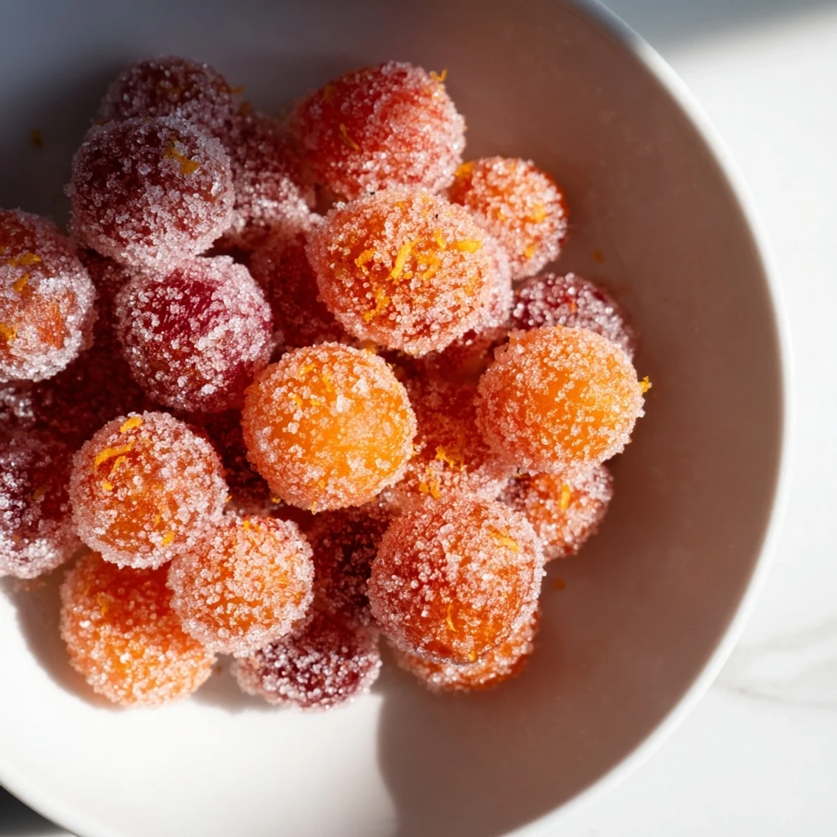 Sugared Cranberry Garnish