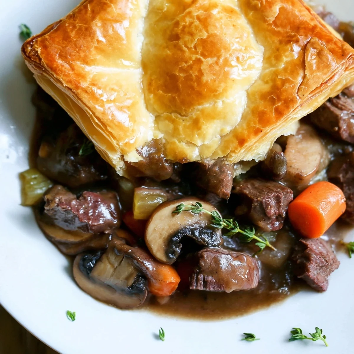 Beef and Mushroom Pie