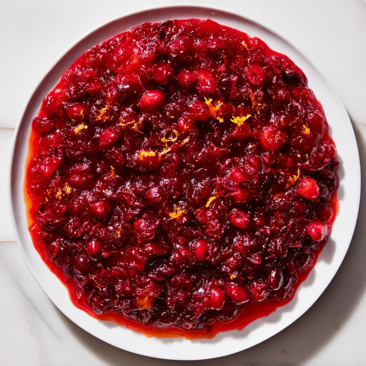 This homemade cranberry topping, ruby red and lightly bubbling, is perfect for your Thanksgiving feast.