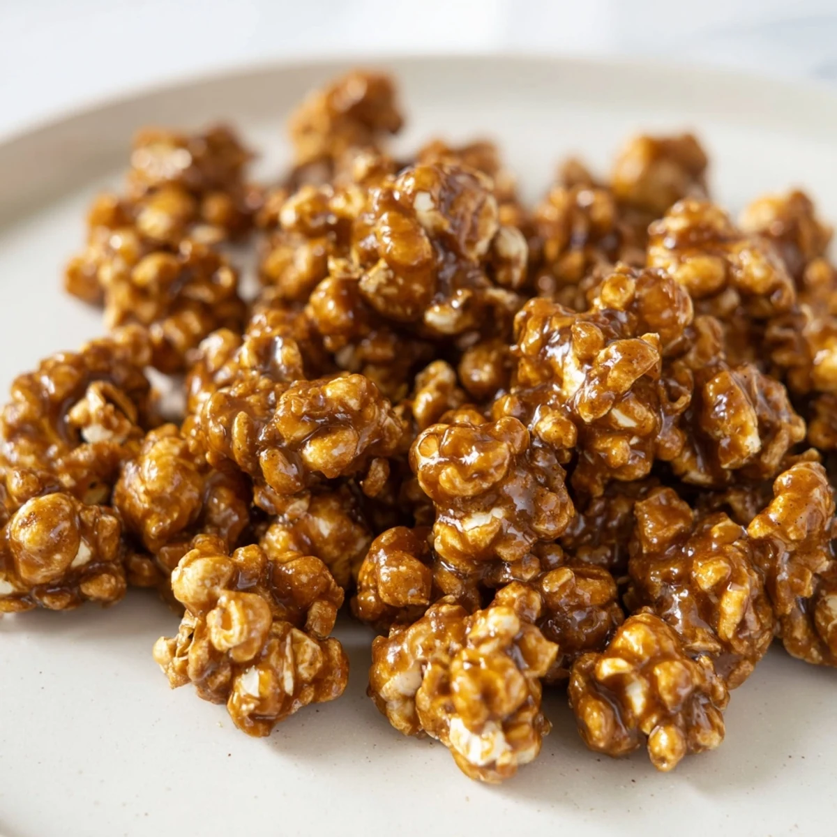 Gingerbread Popcorn Snack