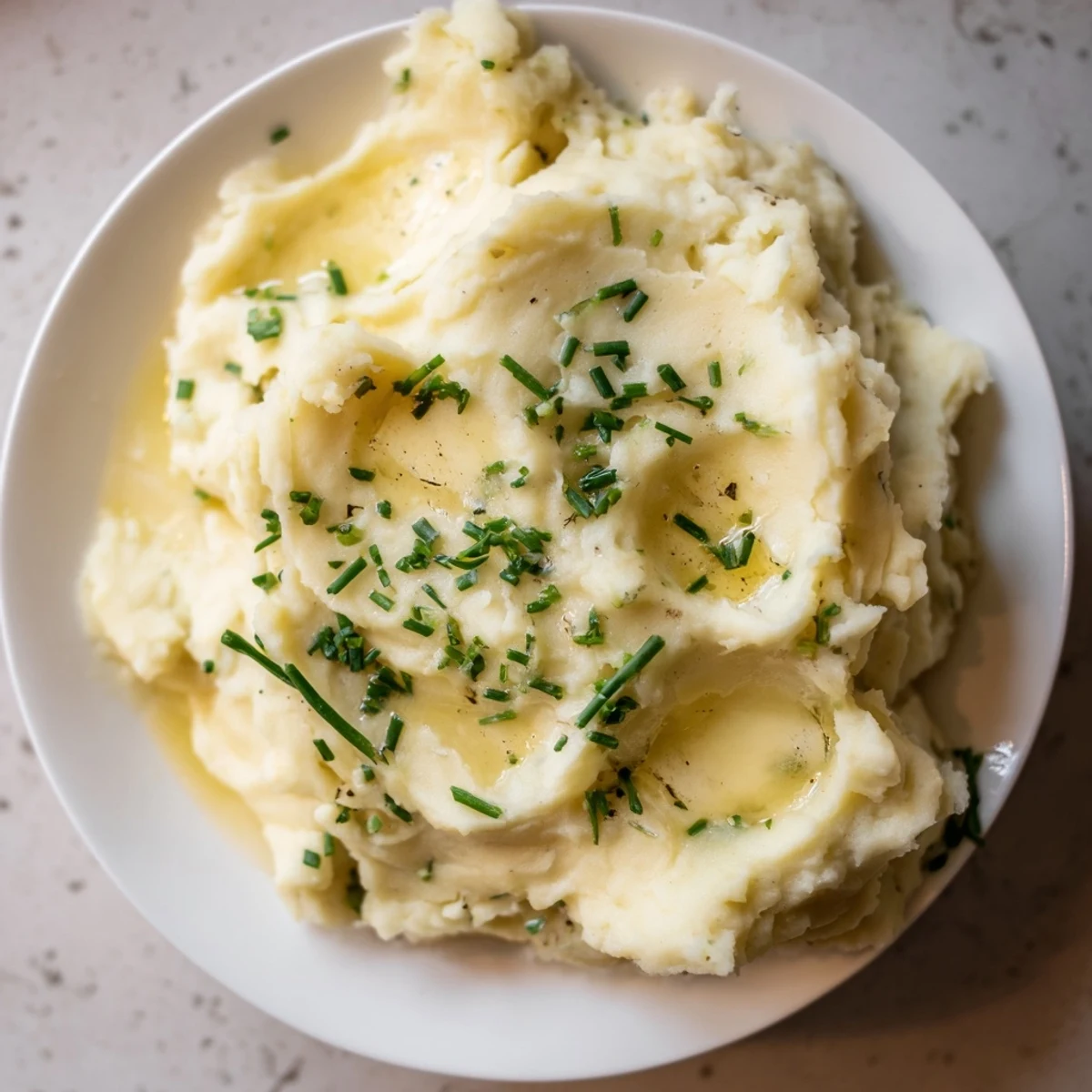 Garlic mashed potatoes cream