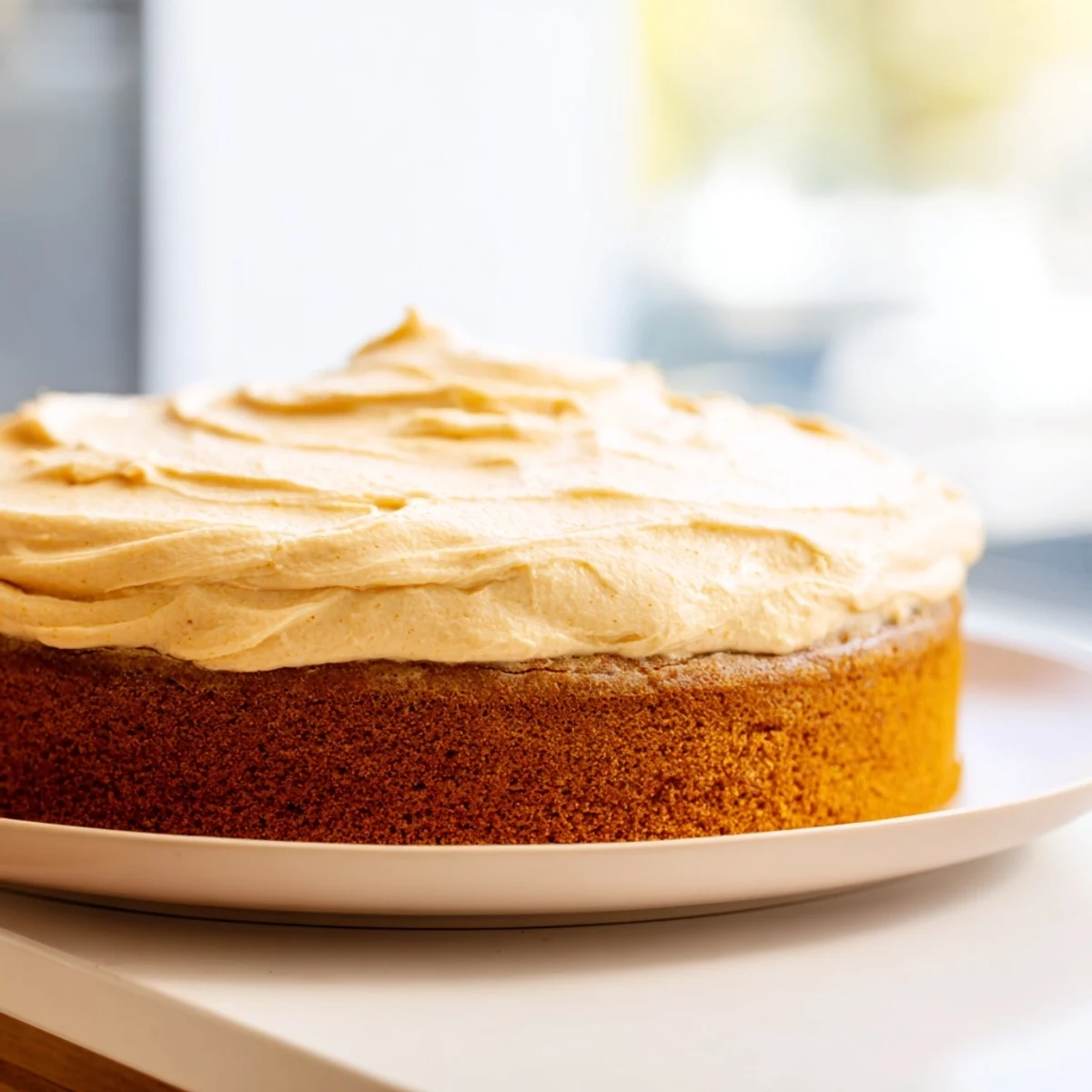 A slice of warm, classic pumpkin pie with a golden crust and creamy spiced filling ready to serve.