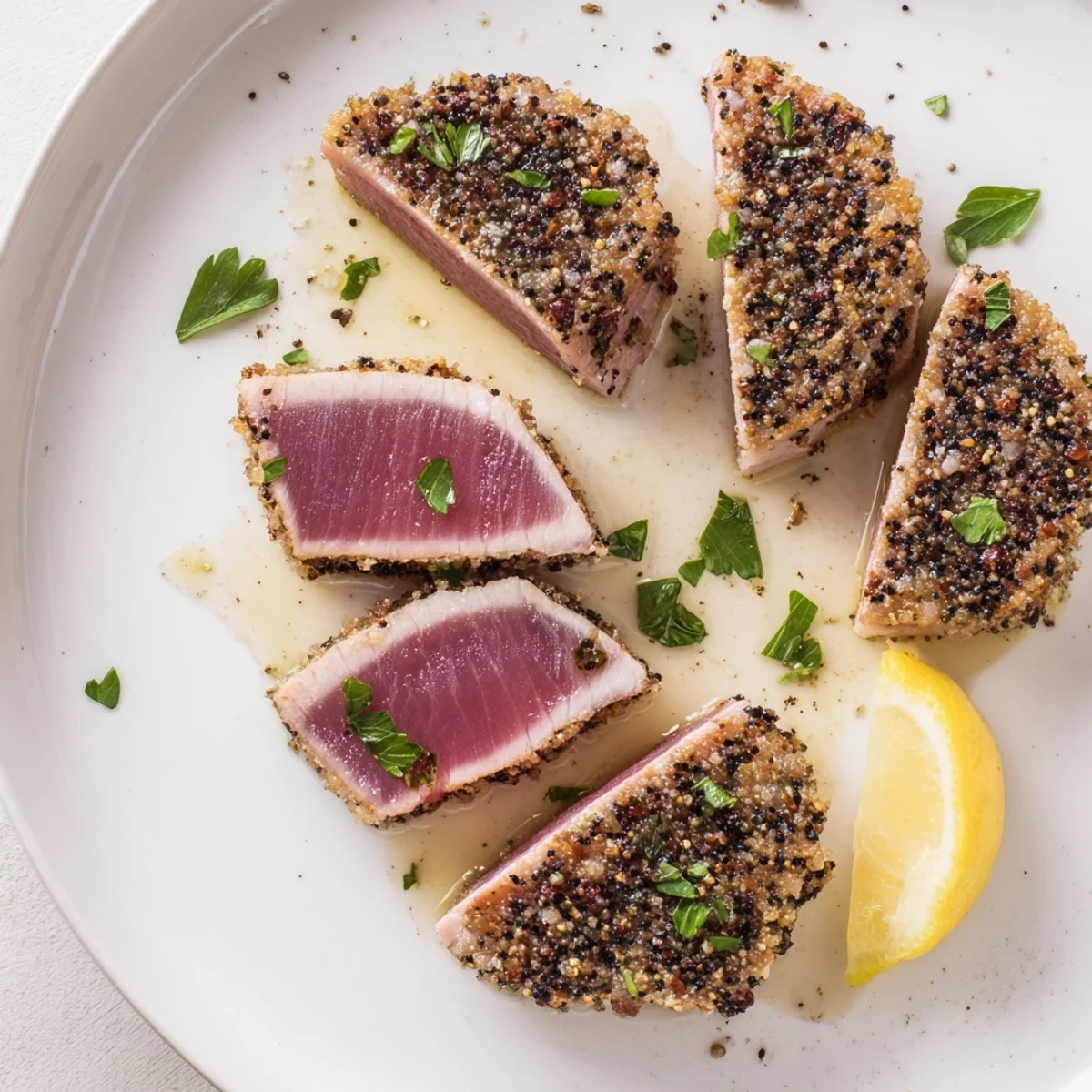 Pan Seared Tuna Steaks