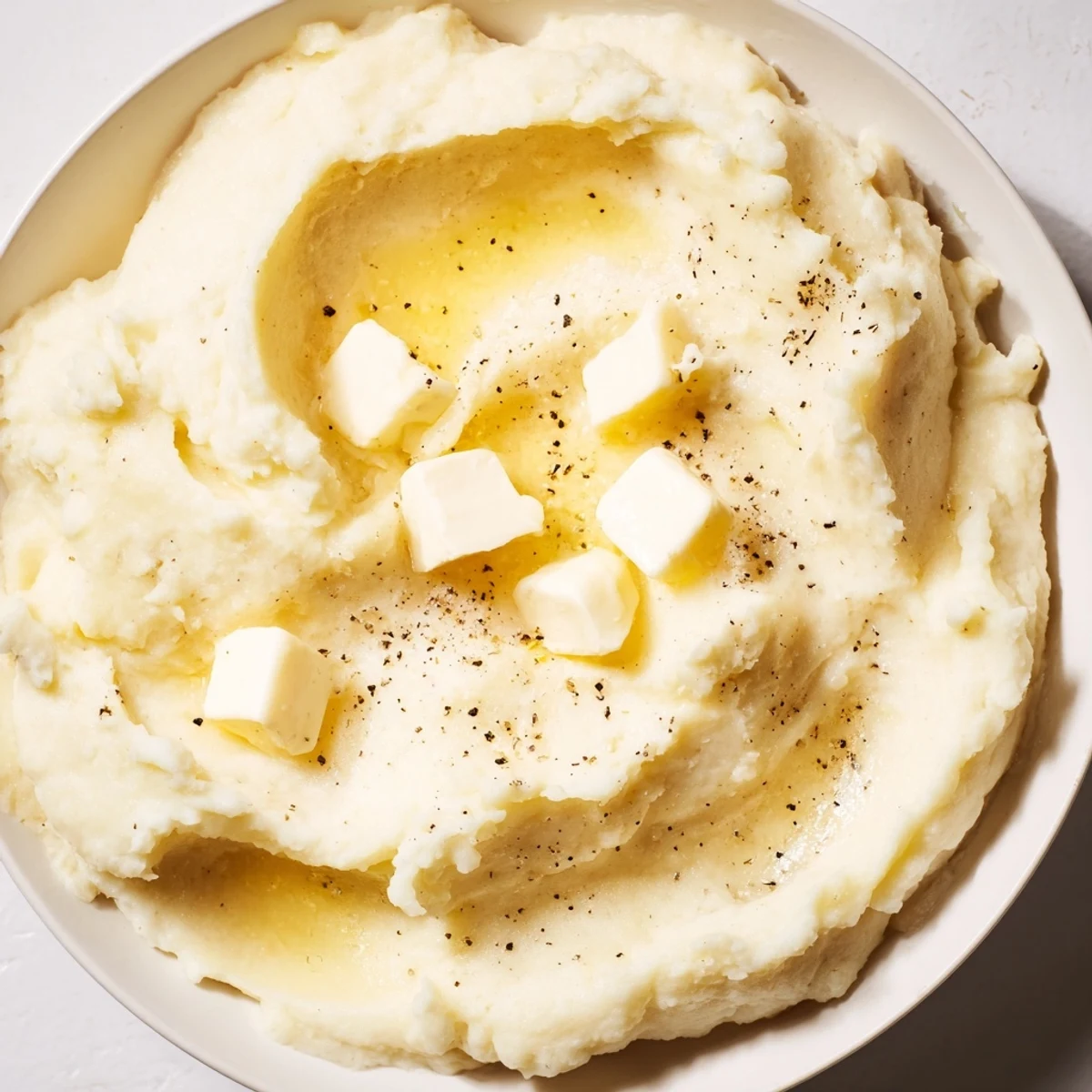 Fluffy Creamy Mashed Potatoes, steaming in a bowl, perfect alongside your favorite main course.