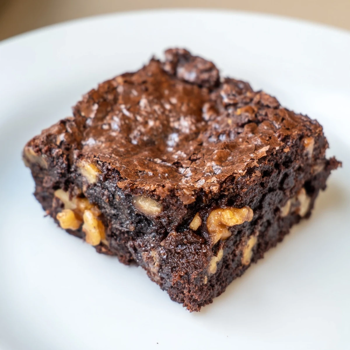 Chocolate Fudge Brownies Walnuts