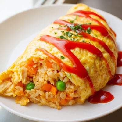Japanese Omurice Omelette Rice